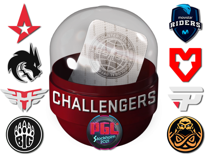 Stockholm 2021 Challengers Sticker Capsule